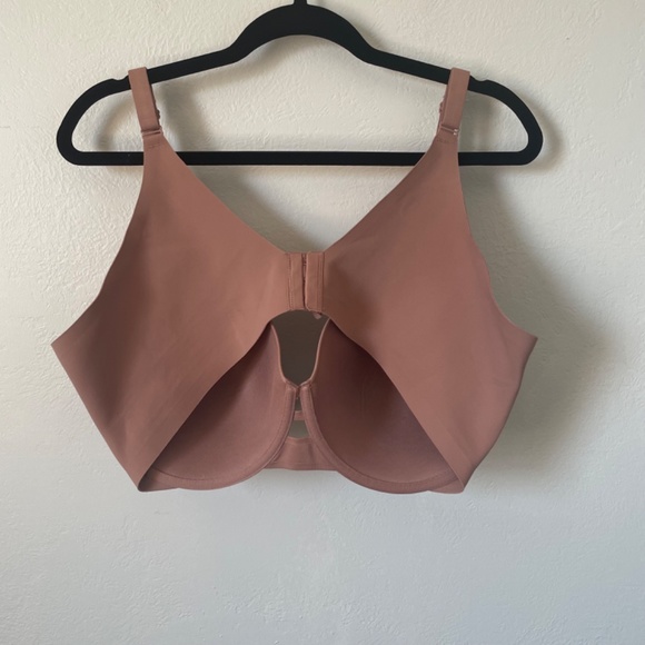 AUDEN WOMENS BACK SMOOTHING BRA MAUVE - Picture 2 of 3